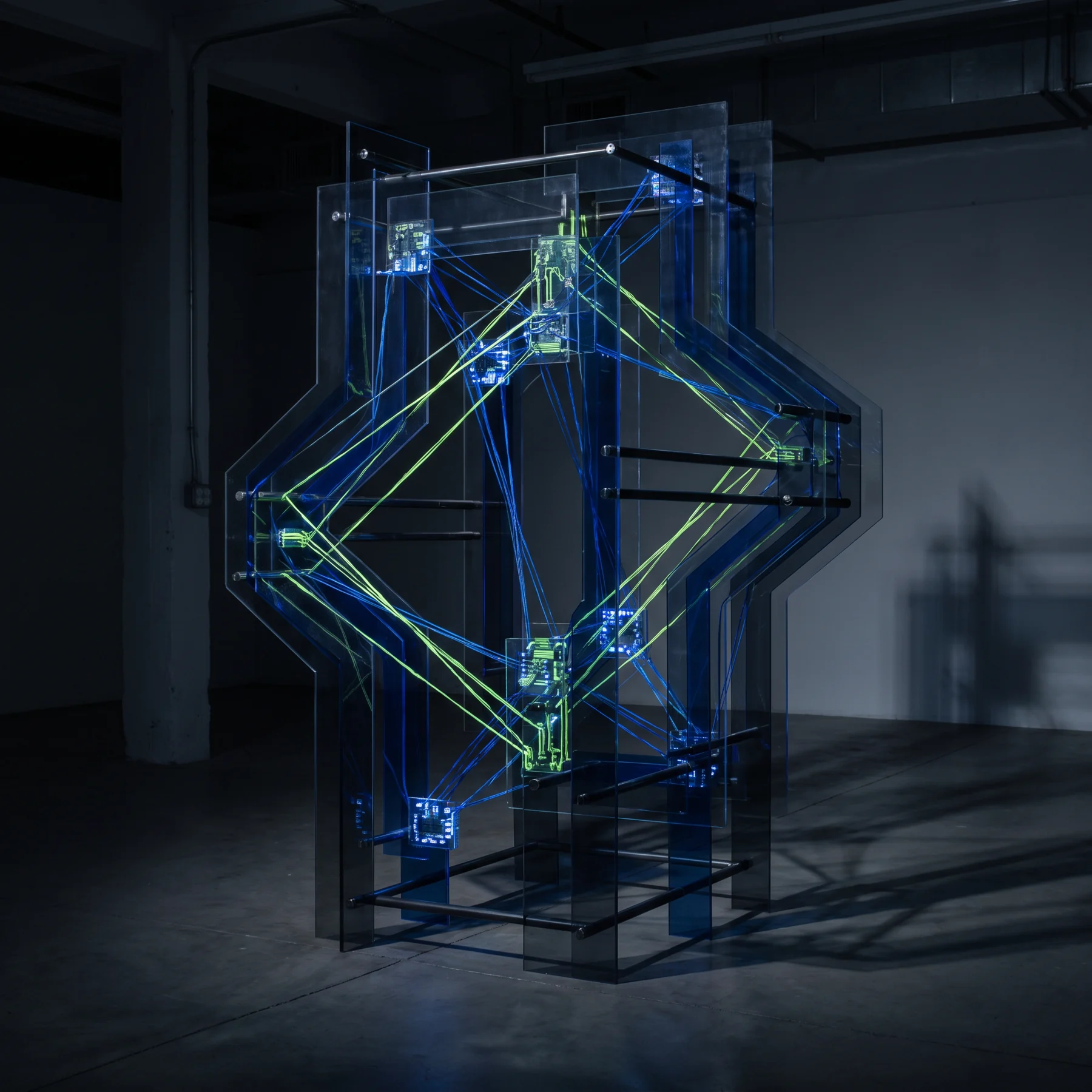 Abstract physical systems sculpture